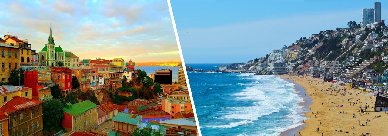 Valparaiso and Vina del Mar